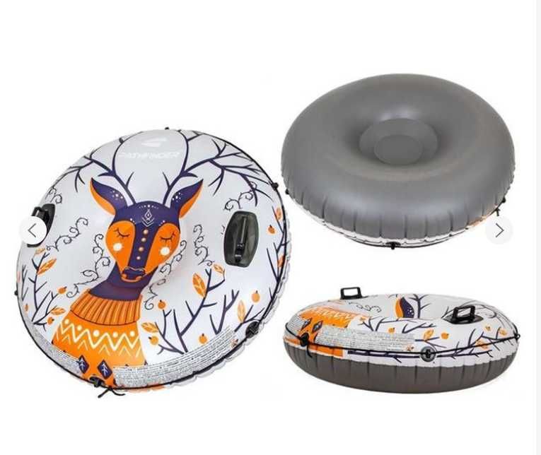 Тюбінг Pathfinder Reindeer XXL 110 см  Надувні Санки Ватрушка Снігокат