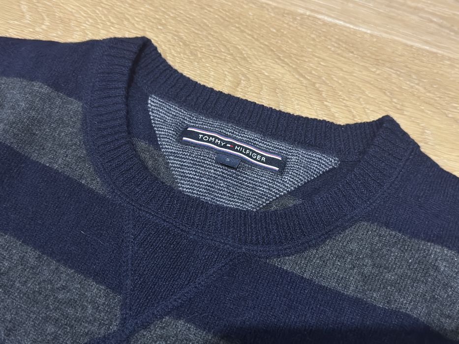 Sweter męski Tommy Hilfiger wełniany roz S