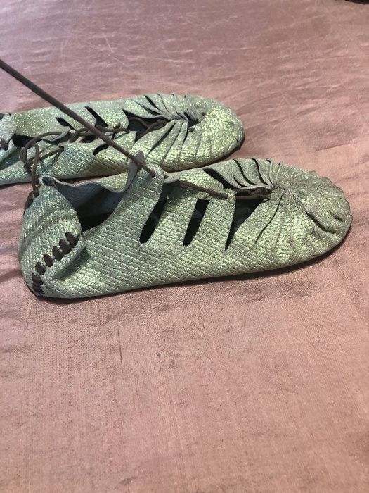 Sapatos Handmade verdes 39