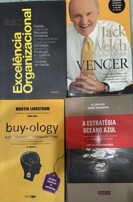 Livros diversos de Marketing e Gestão