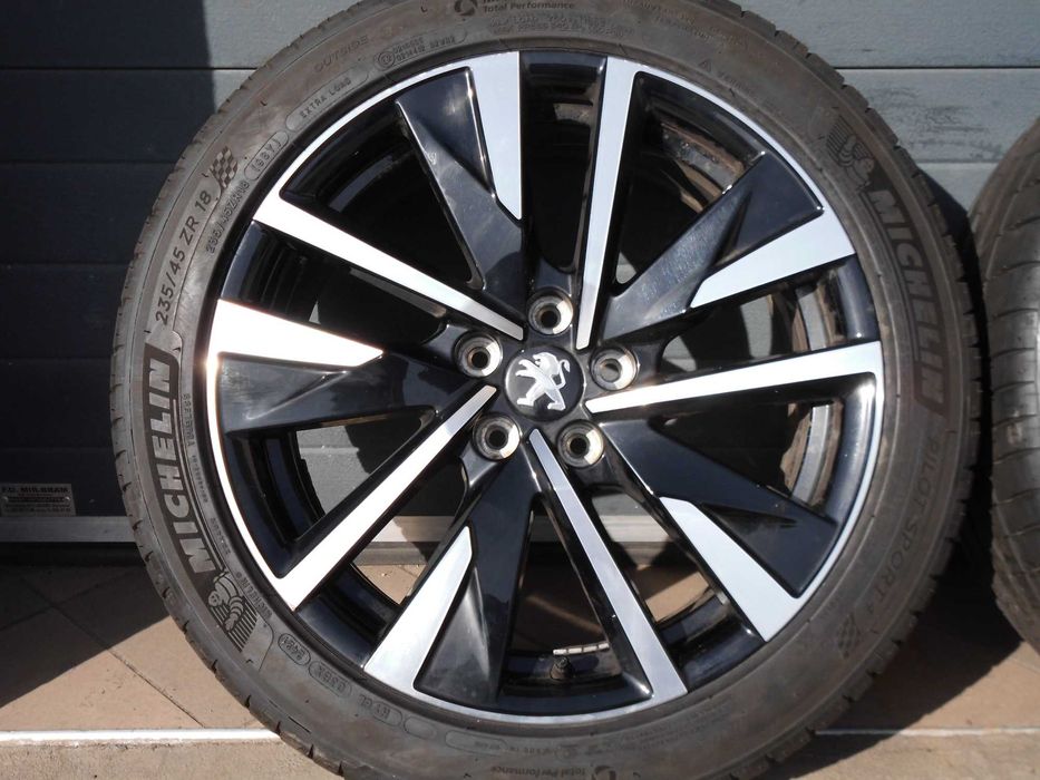 ! Koła letnie aluminiowe 18 5X108 Oryg Peugeot 508 II