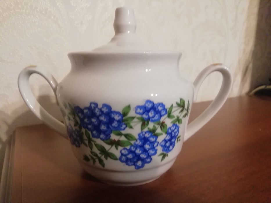 Чайник заварник, фарфор, великий, кувшин, штоф, цукерниця - сахарниця