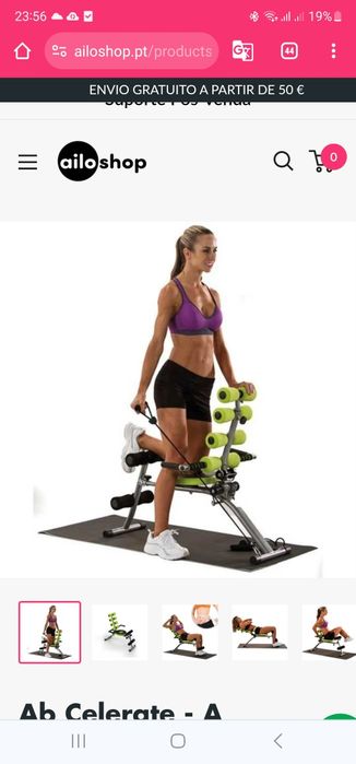 Ab Celerate - A máquina abdominal 6 em 1