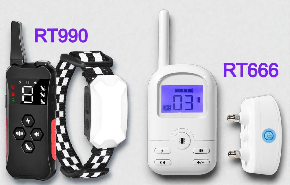 Электронный ошейник RT990 , RT666 нашийник для собак Электроошейник
