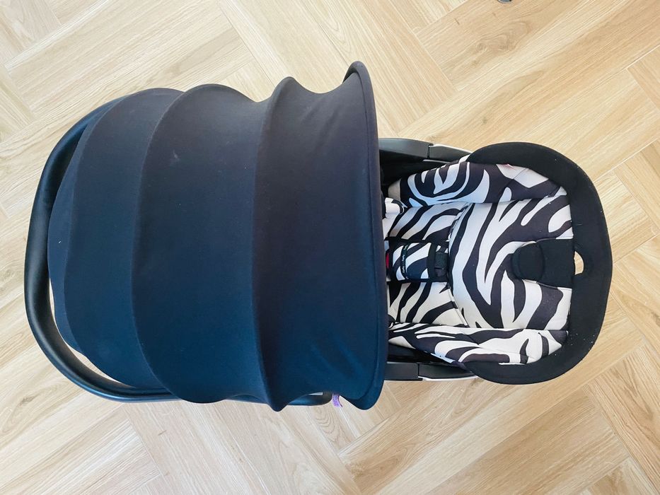 Fotelik  Kiddy Evolution Pro 2 Zebra 0-13Kg + stopa isofix