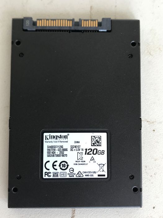 Kingston SSD 120GB A400 2.5-inch SATA64584699010689121