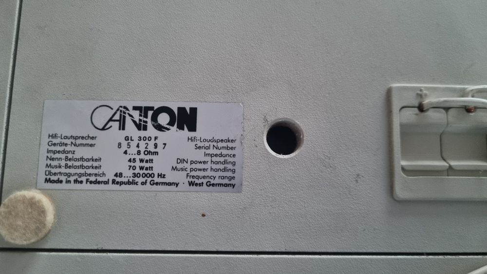 Głośniki canton GL 300 f i GL 260