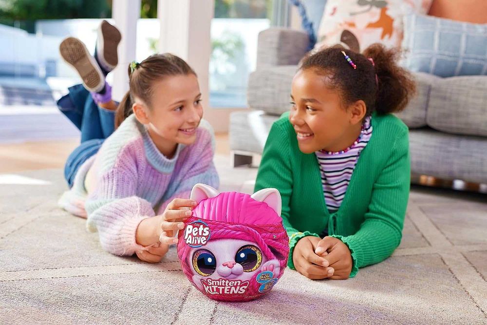 Інтерактивна Бірманська кішка Бонні М'яка іграшка Грайливі кошенята