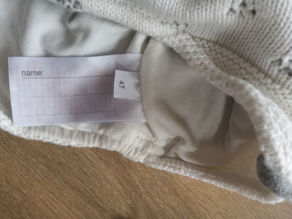 Czapki zimowe dla bliźniaków rozmiar 47