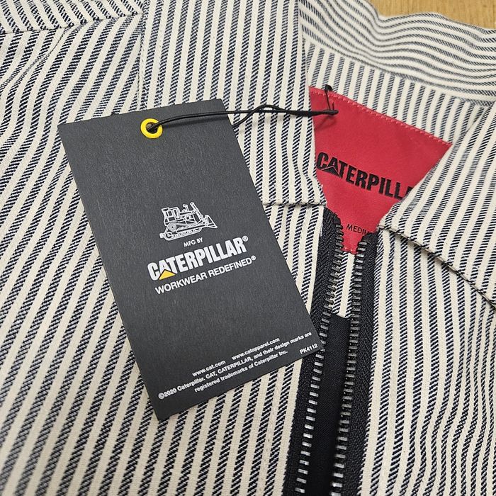 Nowa kurtka bomberka w paski Caterpillar CAT Workwear