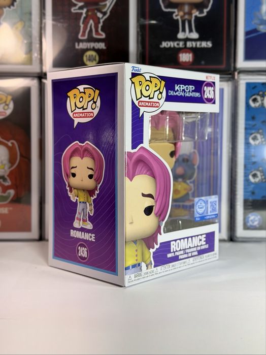 Фігурка Funko Pop Romance 2436 Роменс KPop Demon Hunters Netflix Saja Boys Exclusive Оригінал Фанко Поп Ексклюзивна Колекційна