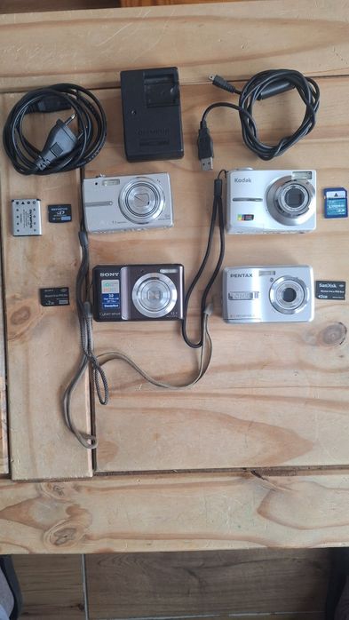 Aparaty cyfrowe. Olympus, Sony, Kodak, Pentax, Nikon