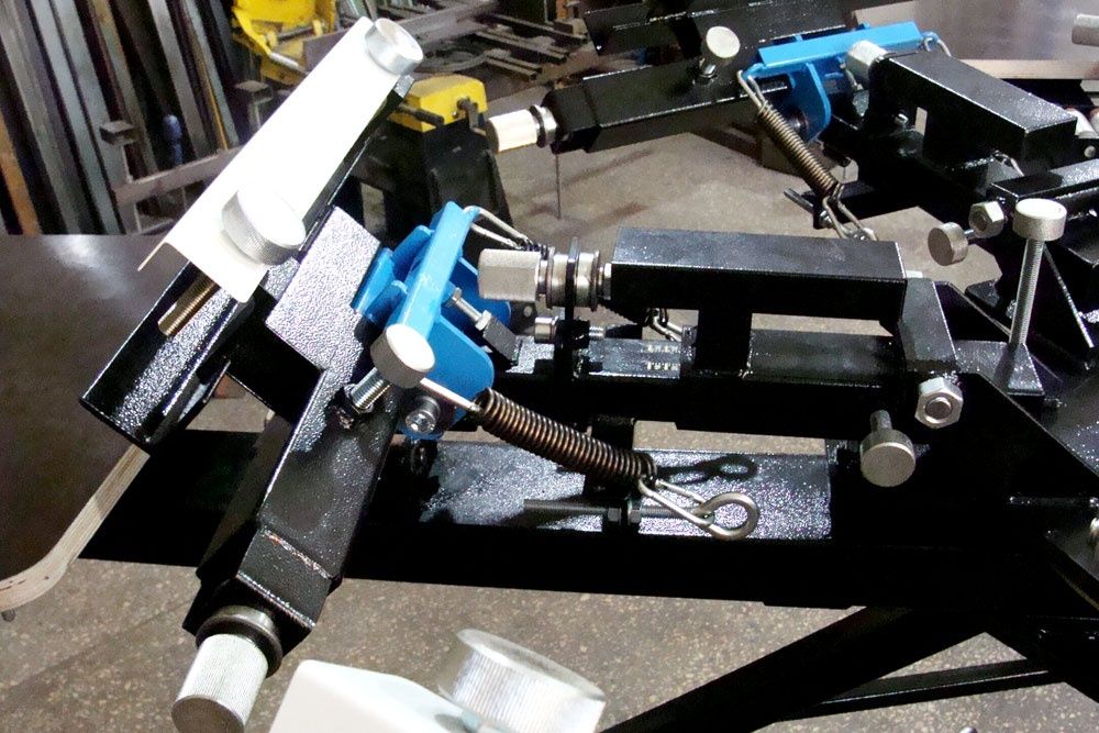 Плоскопечатный шелкотрафаретный карусельный станок 4х6-01