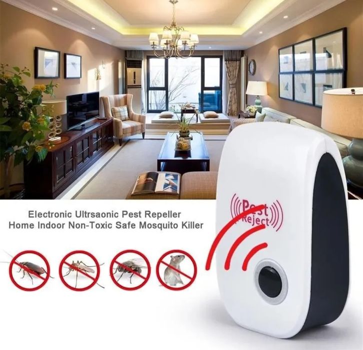 Repelente de Pragas Ultra Sónico - Envio Grátis em 48 Horas