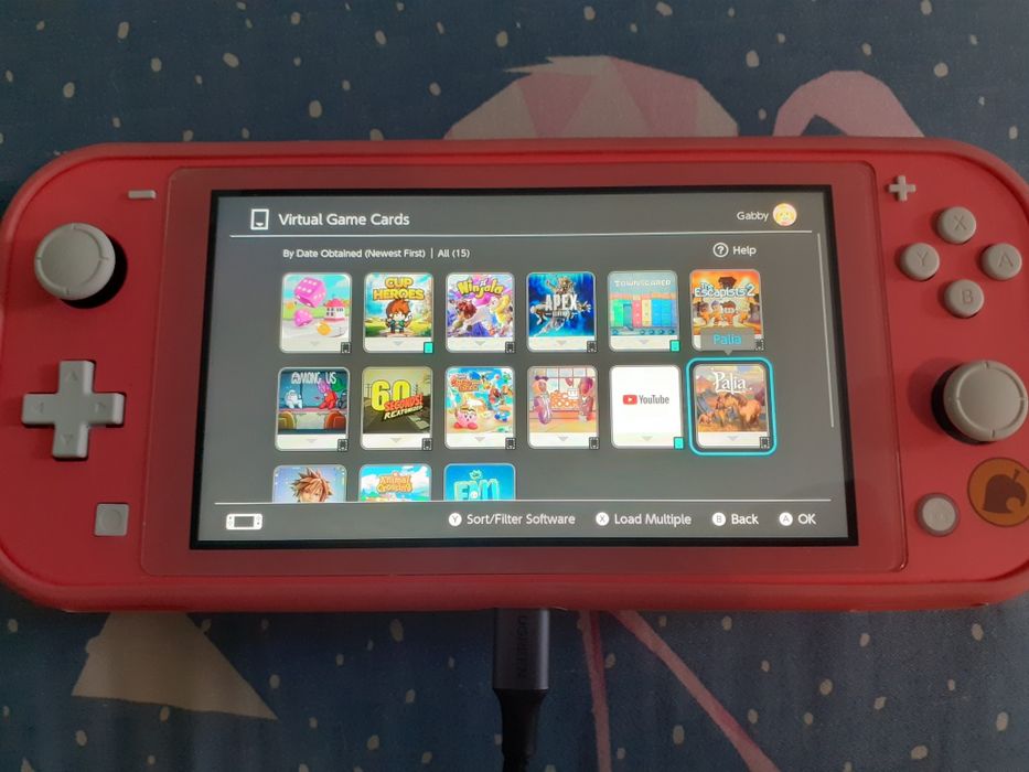 Konsola Nintendo Switch Lite Limitowana Animal Crossing Różowy/Koralowy