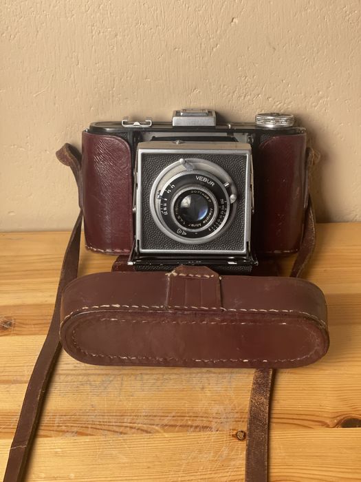 Meopta Milona II Aparat fotograficzny mieszkowy Mirar VeBur etui PRL