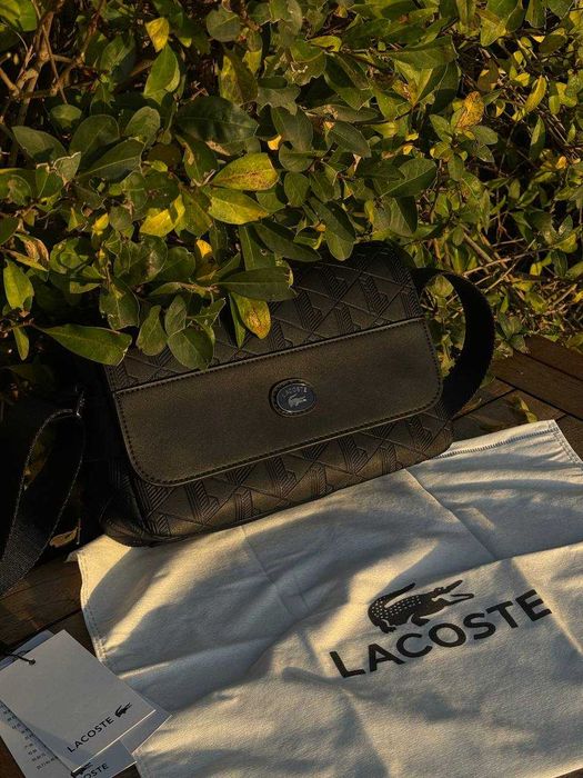 Сумка через плечо Lacoste мессенджер, барсетка Лакоста