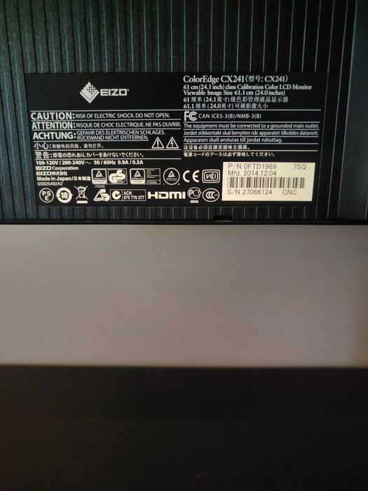 Monitor Eizo CX241