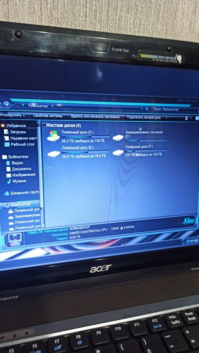 Ноутбук Aser Aspire 5738 Z