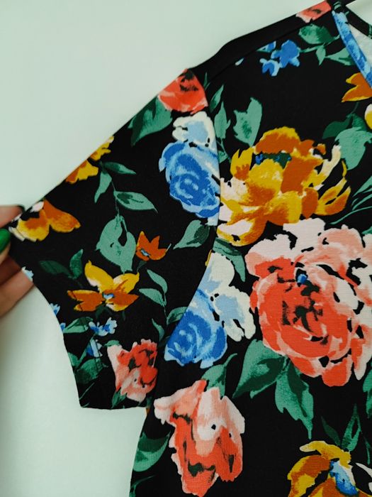 Sukienka w kwiaty, rayon, Old Navy r.L