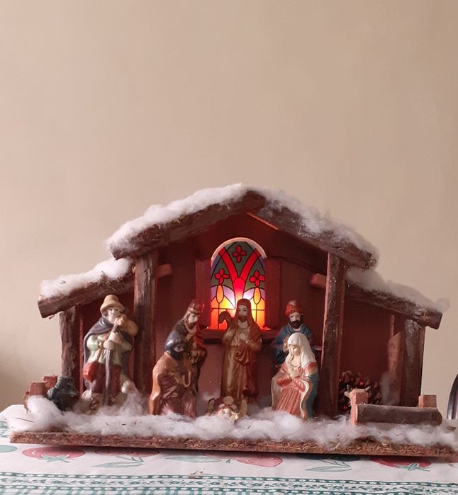 Presépio com luz
