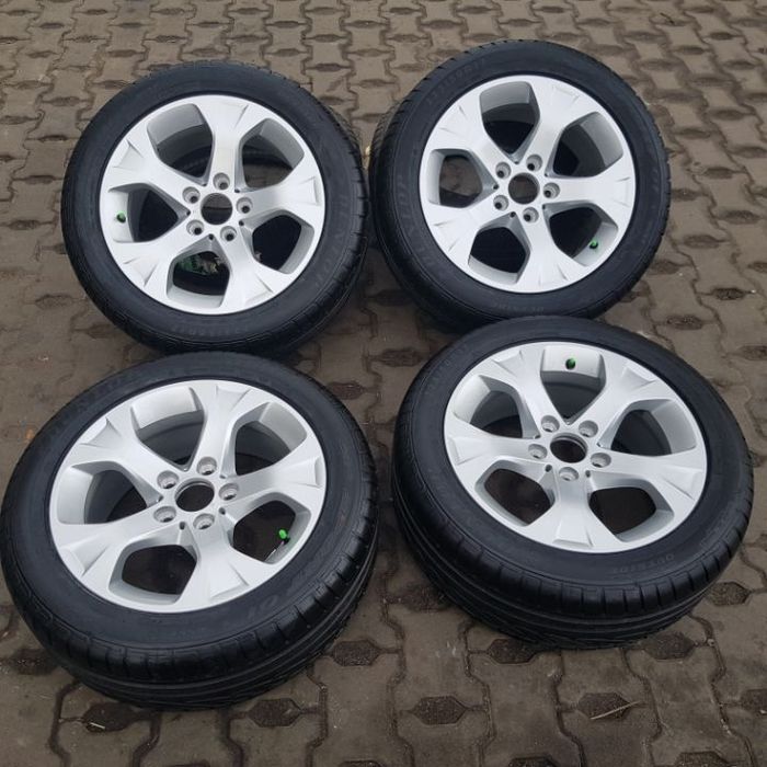 4x 7,5x17 ET34 5x120 Komplet kół aluminiowych z oponami letnimi BMW,Opel Insignia, VW T5 T6