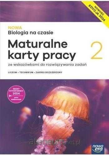 Nowa Biologia Na czasie 2 Edycja 2024 Karty Pracy Rozszerzony Nowa Era