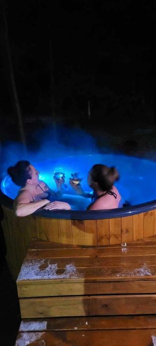 Domki z sauną  w lesie