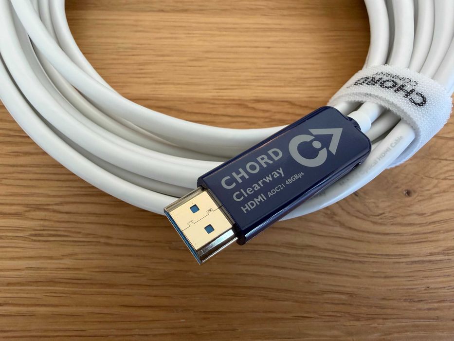 Chord Clearway hdmi 2.1 AOC 10m przewód kabel hdmi światłowodowy 4K 8K PREMIUM