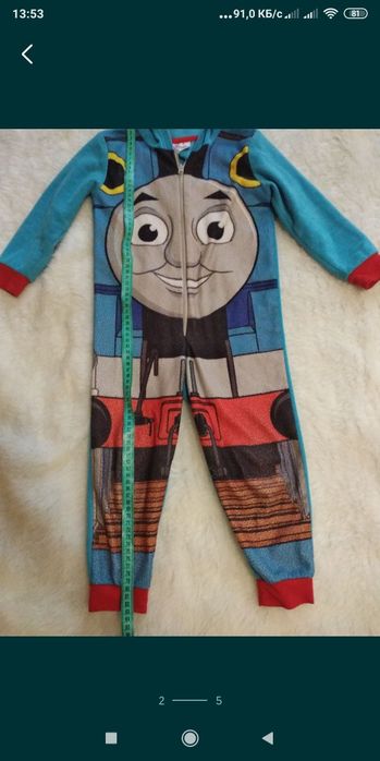 Disney.  Сліп. Піжама флісова. Кенгурумі