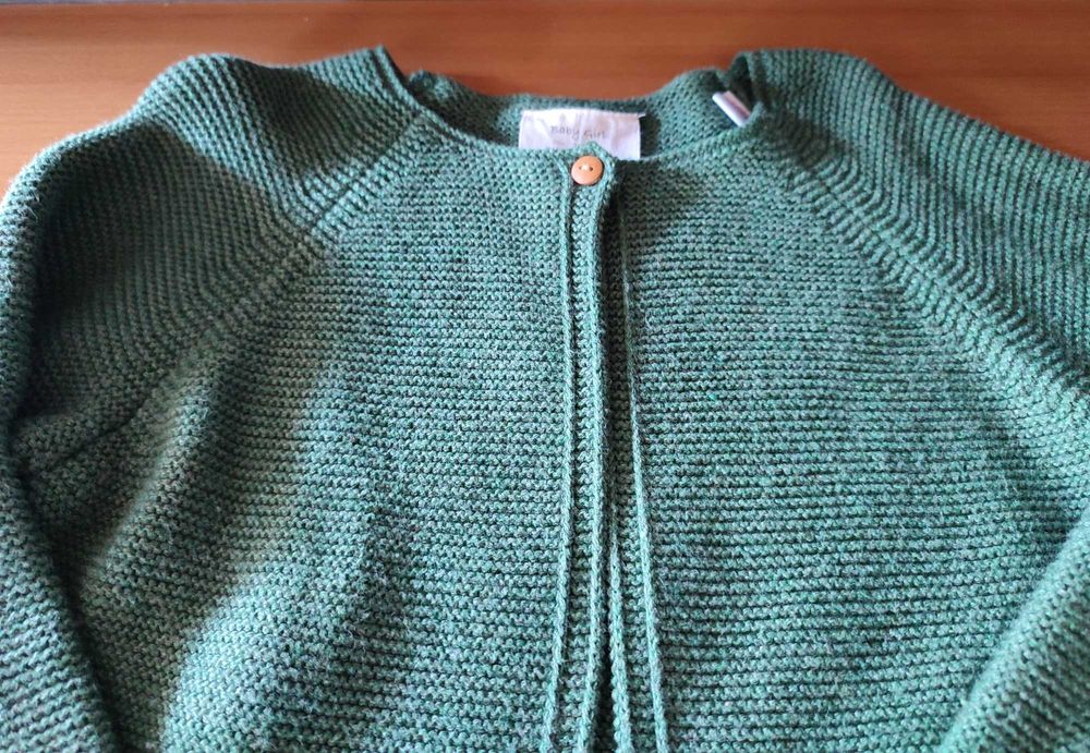 Casaco verde menina - ZARA - 2-3 anos - 3 €