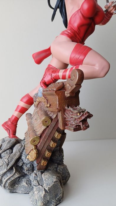 Elektra comiquette Sideshow collectibles Marvel estátua
