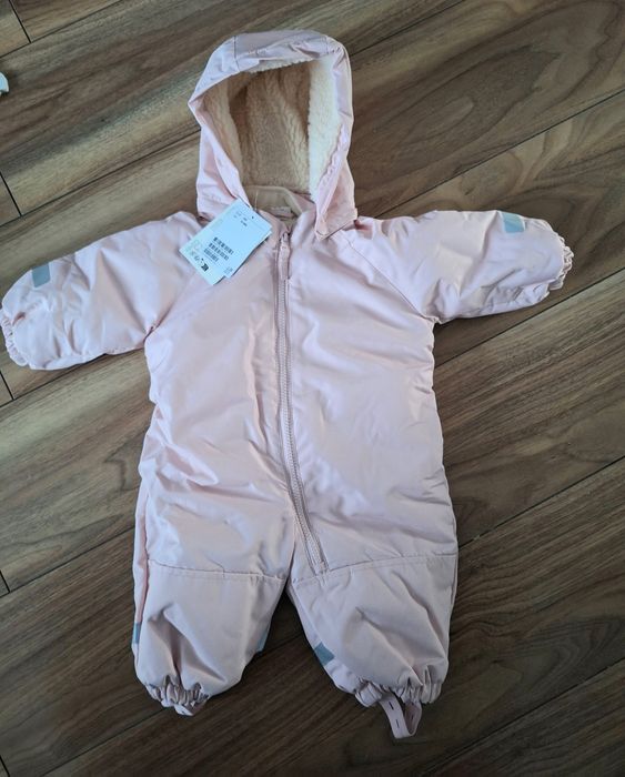 Zimowy nieprzemakalny kombinezon niemowlęcy rozm 68 H&M odblaski