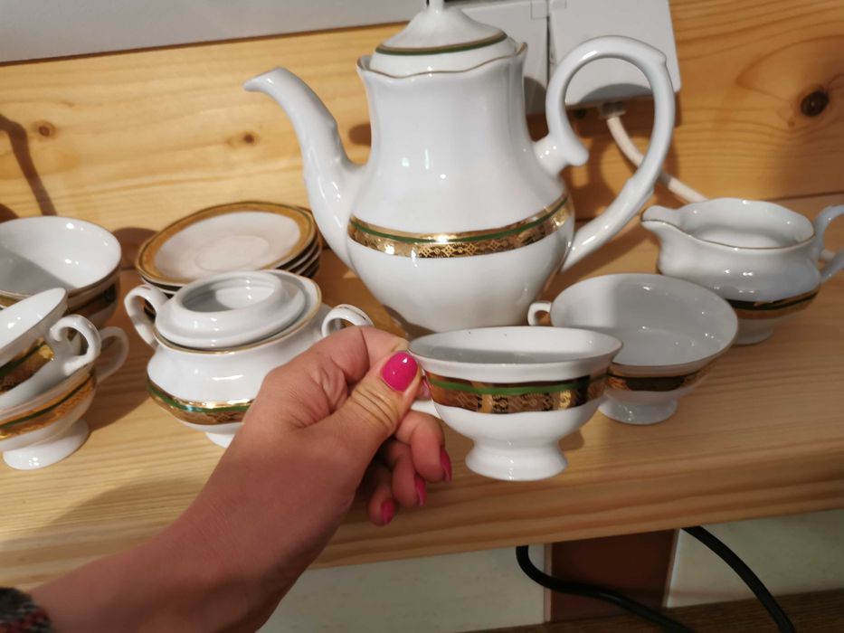 Zestaw kawowy PRL zastawa