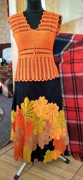 Костюм крючком,ручная работа