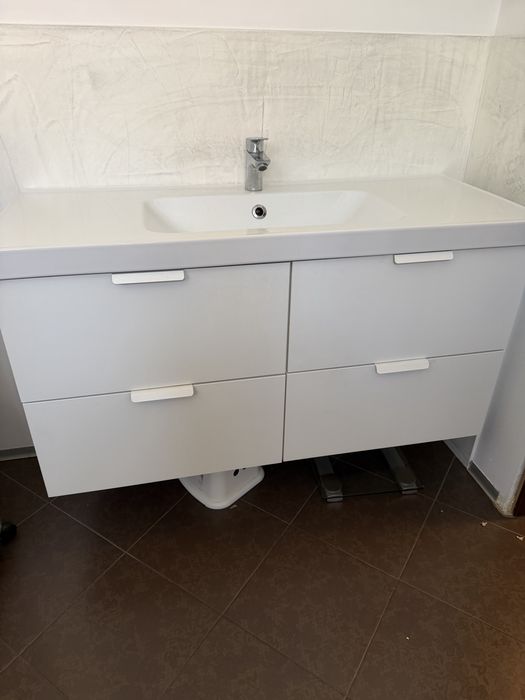 Umywalka z szafka ikea 120 cm+ bateria hansgrohe