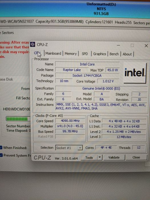 Conjunto CPU, Motherboard e RAM Intel i5 13