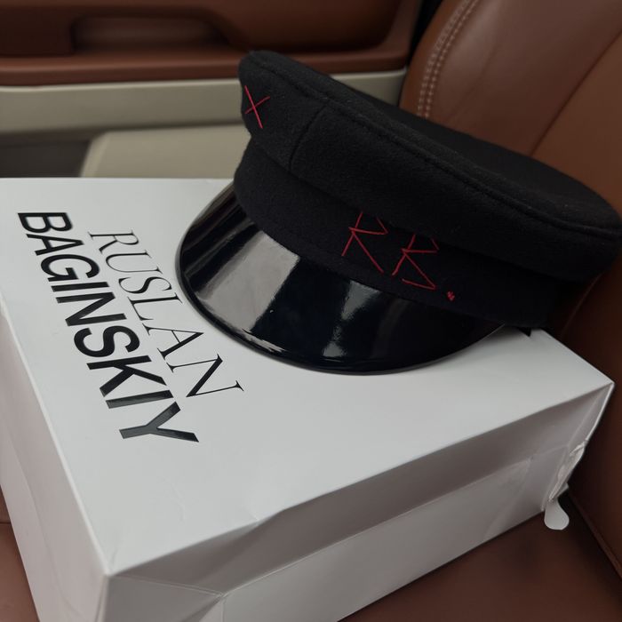 Кепка Ruslan Baginskiy Baker Boy (чорна) оригінал