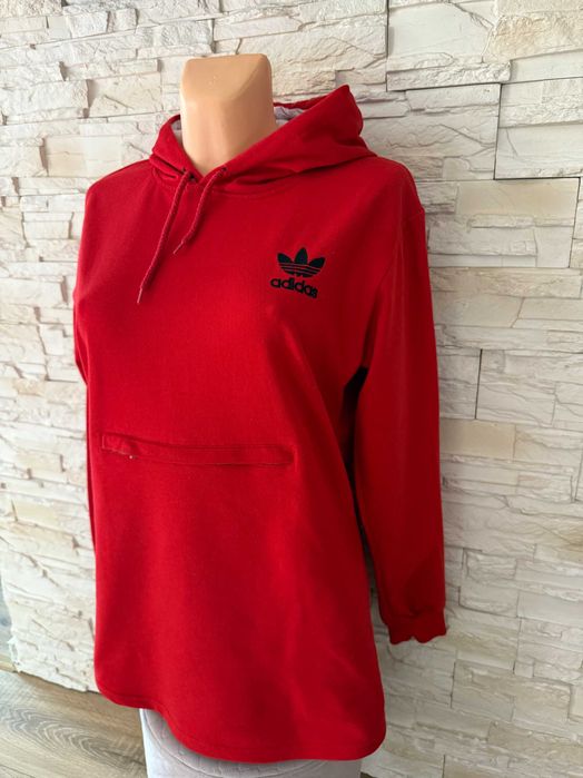 Bluza damska z kapturem czerwona L/40