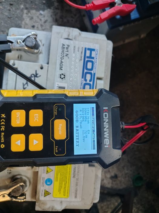 Akumulator agm hoco  70ah 760a start stop hoco 95% sprawności