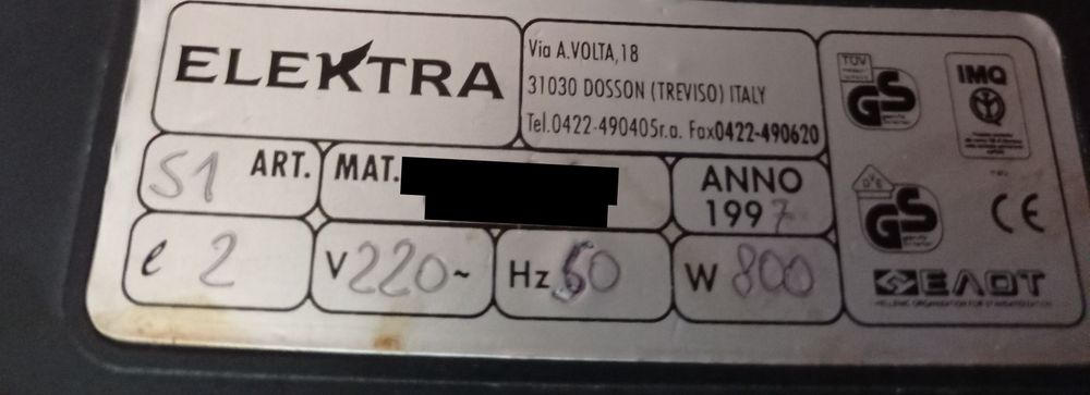 Máquina café "Elektra micro casa Leva S1" 275€