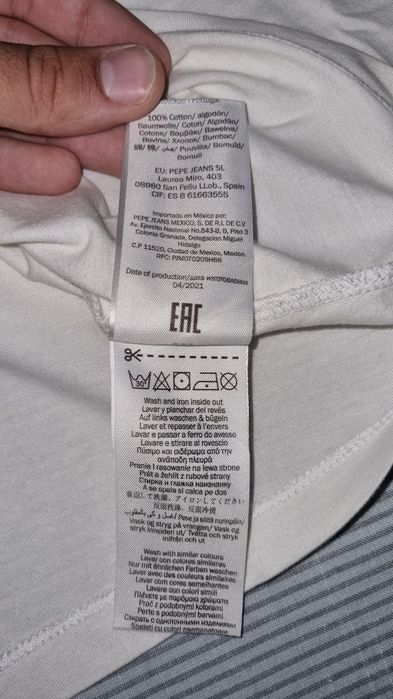 Camisola Pepe Jeans Branca como nova