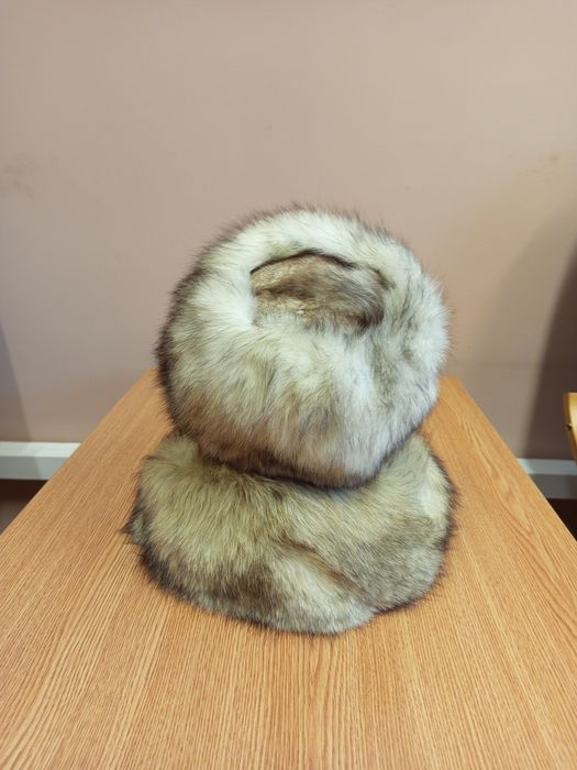 Czapka i kołnierz z lisa
