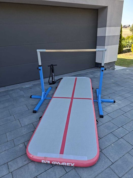 Drążek Gimnastyczny dla dziecka-regulowany + opcjonalnie Air Track 3m