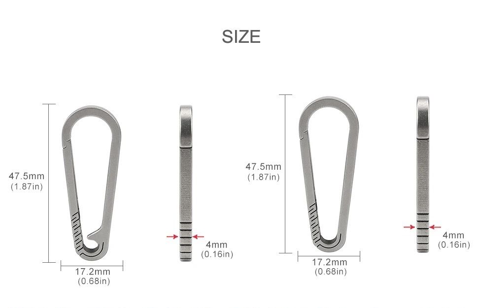 EDC ‼️ Карабін-брелок з титану