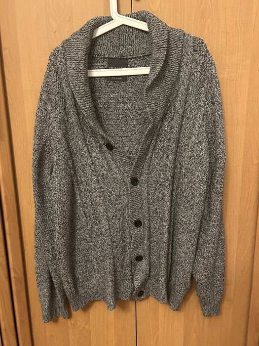 Rozpinany sweter męski kardigan XL