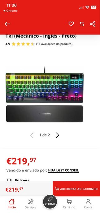 Teclado gamer Apex 7TKL