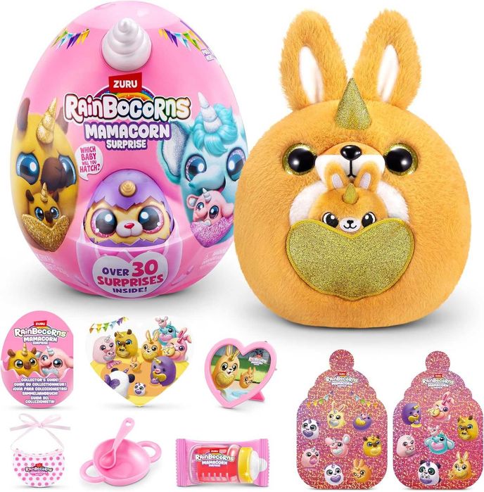 Великий Рейнбокорн Мамакорн Rainbocorns Mamacorn Surprise Skippoo Яйце