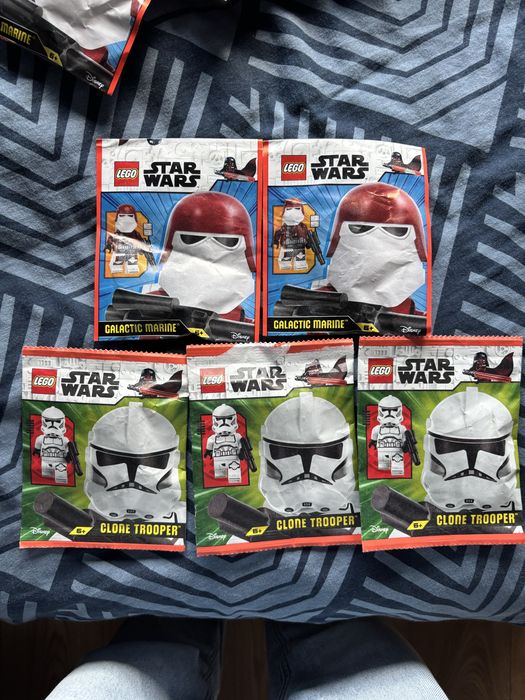 5 saszetek lego star wars