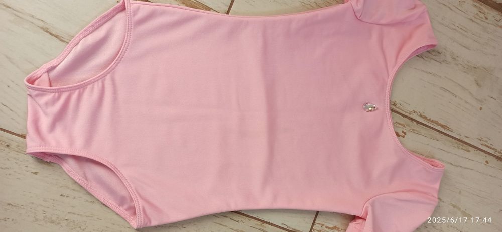 Body różowe baletowe akrobatyczne 128 Arabesque bdb